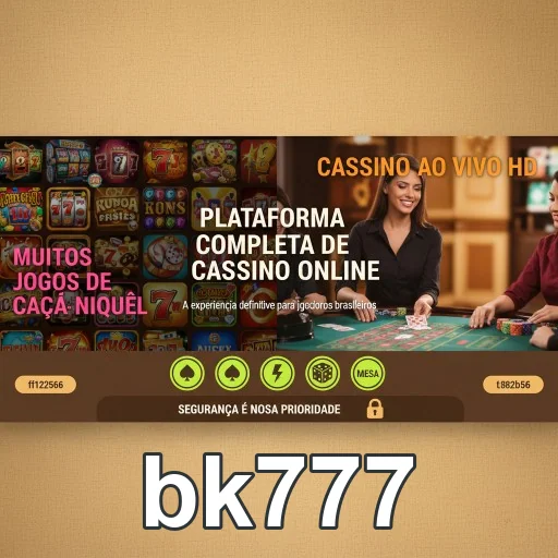 Ilustração de Descubra Slots Irresistíveis e Live Gaming na bk777