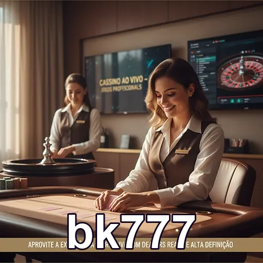 Jogadores em ação em cassino ao vivo da bk777